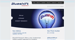 Desktop Screenshot of blueshiftideas.com